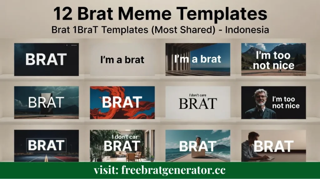 12 best brat meme templates